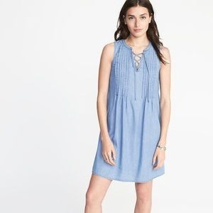 Old Navy Pintuck Swing Dress